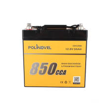 Polinovel 850cca 12 Volt Audio Lithium Ionauto -Batterie